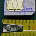 How to make a micro SIM from a regular SIM card